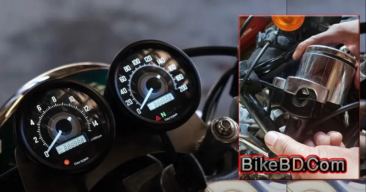 How To Remove A Motorcycle Speedometer For Repair?
