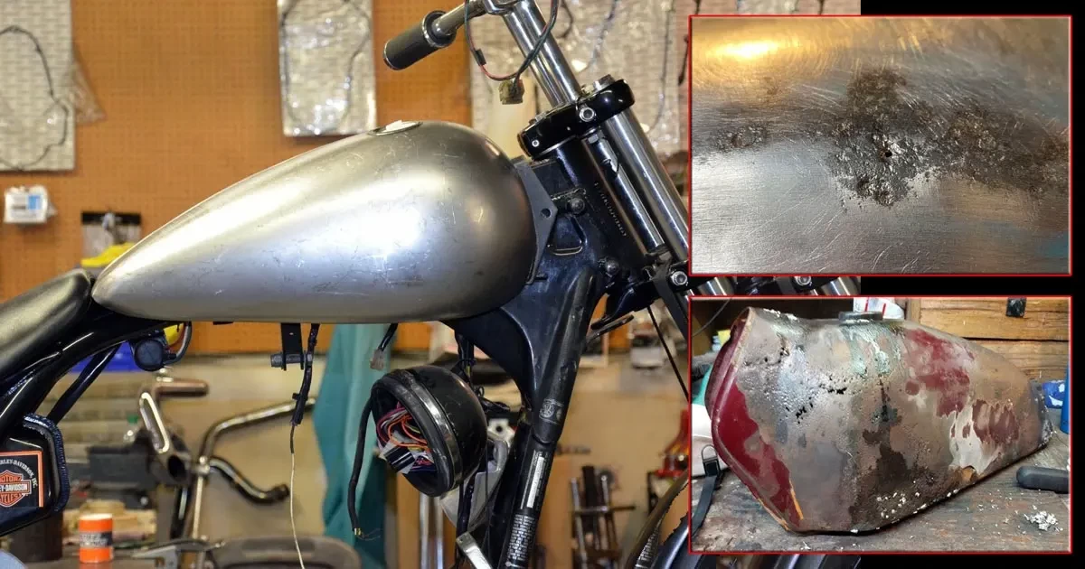 How To Repair Rust Holes In A Motorcycle Fuel Tank?