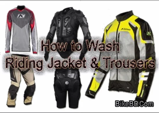 How to Wash Riding Jacket & Trousers Cleaning the Textile Gears