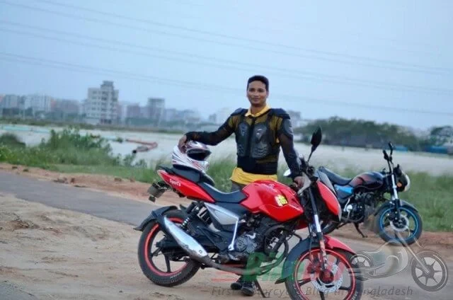 Me With My Love Bajaj Pulsar 135LS