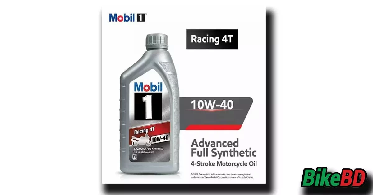Mobil 1 Racing 4T 10W-40 Engine Oil - Features And Details
