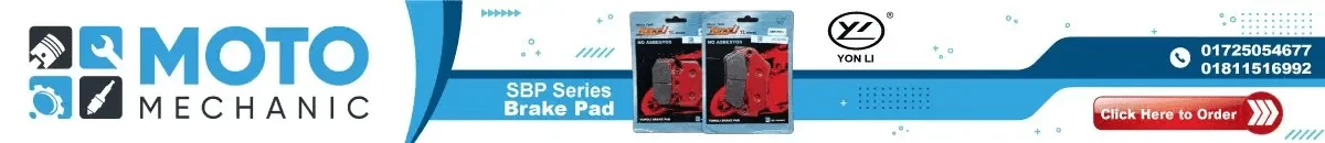 Moto Mechanic Imports World Class YONGLI Brake Pads In Bangladesh