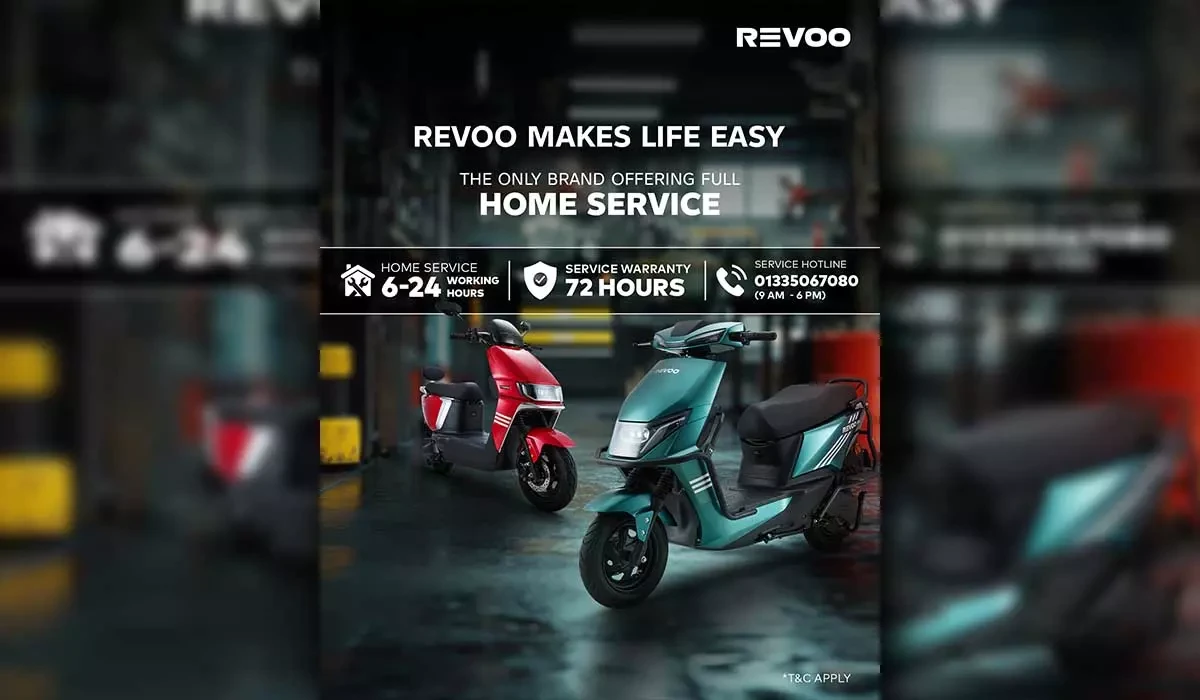 REVOO Launches 24/6 Home Service For Electric Scooters in Bangladesh