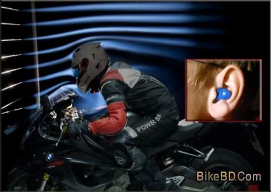 Riding A Motorcycle Putting Earplugs In the Ear – 5 Issues