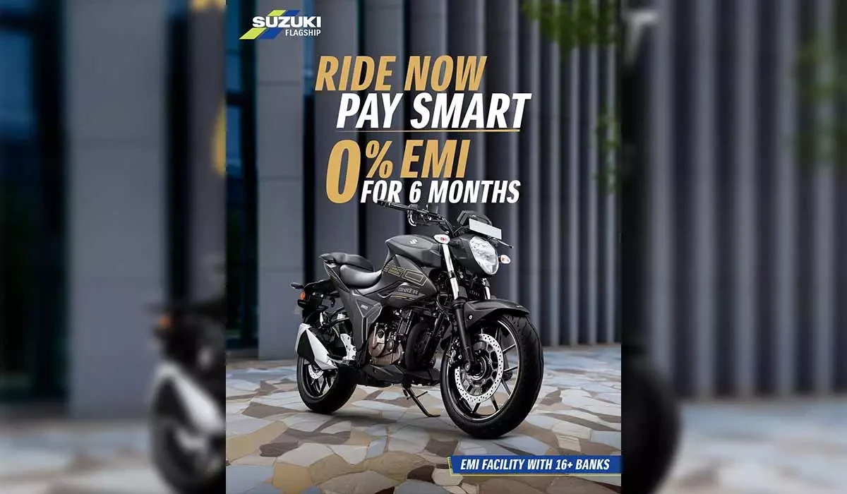 Suzuki Bangladesh Launches 0% EMI Offer For Their Motorcycles - Up To 6 Months