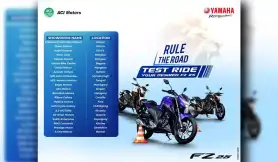 ACI Motors Arrange Yamaha FZ25 Test Ride Campaign All Over Bangladesh