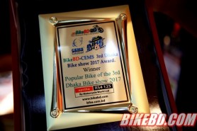BikeBD Award on Dhaka Bike Show 2017