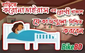 বাড়িতে করোনাভাইরাস এর রোগী থাকলে যে কাজগুলো নিশ্চিত করবেন