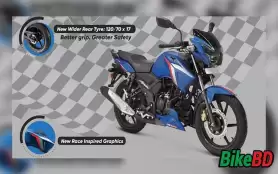 Brand New TVS Apache RTR160 2021 Launched In Bangladesh