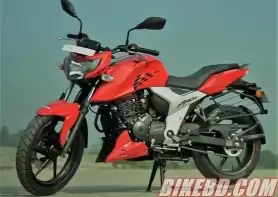 চমক নিয়ে হাজির হলো TVS Apache RTR 160 4V