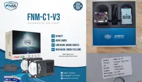 FNM D2-V3 - বাইকারদের জন্য নতুন মডেলের পাওয়ারফুল ফগলাইট নিয়ে আসলো FNM Bangladesh