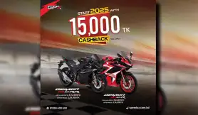 GPX Motorcycle New Year Cash-back Offer 2025