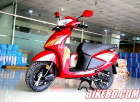 Hero Pleasure 2017 - First BS4 Scooter In Bangladesh