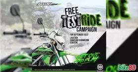 Kawasaki KlX150BF Free Test Ride Campaign !!