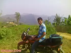 মাত্র ১০০ সিসি বাইক নিয়ে কেউকারাডং এ লিটন !!