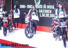 TVS Radeon Displayed at Dhaka Bike Show 2019