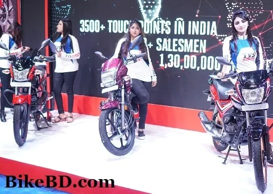 TVS Radeon Displayed at Dhaka Bike Show 2019