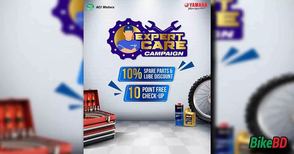Yamaha Expert Care Campaign - 10% Discount On Spare Parts