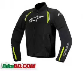 Alpinestars AST Air Textile Jacket- Black Yellow Fluo