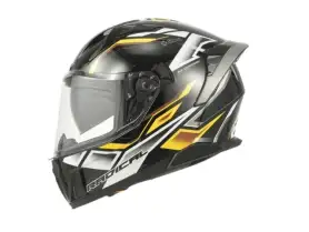My Helmet G Force Black White Yellow