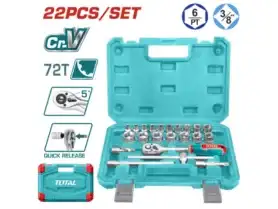 Total 22 Pcs 3/8" Socket Set