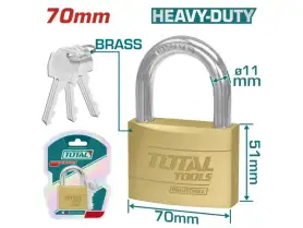 Total Heavy Duty Brass Padlock(70mm)