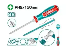 Total Phillips go-through screwdriver