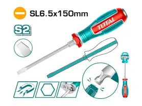 Total Slotted go-through Screwdriver