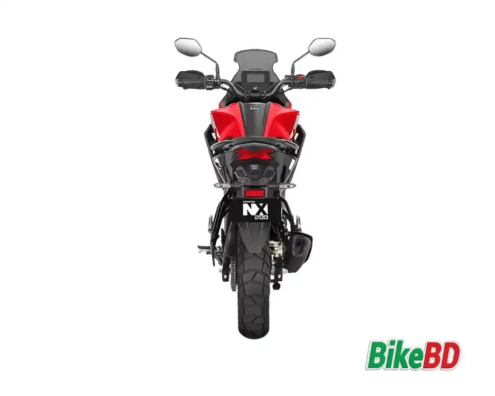 Honda NX200 Back side view