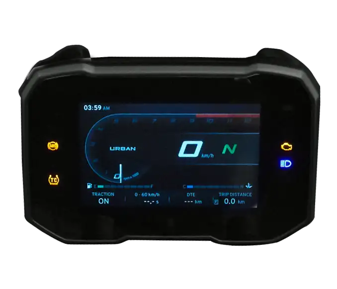 TVS Apache RTR 160 4V Dual Channel ABS Feature_TFT Cluster