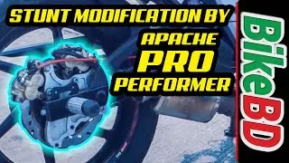 Apache RTR 160 4v Stunt Modification By Apache Pro Performer -Team BikeBD