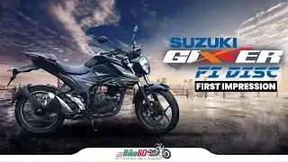 Suzuki Gixxer Fi Disc Price In Bangladesh || First Impression Review || BikeBD