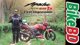 TVS Apache RTR 160 2V ABS First Impression Review   Team BikeBD