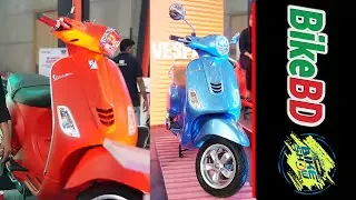 Vespa Scooters And Aprilia Motorcycles At Dhaka Bike Show 2019!