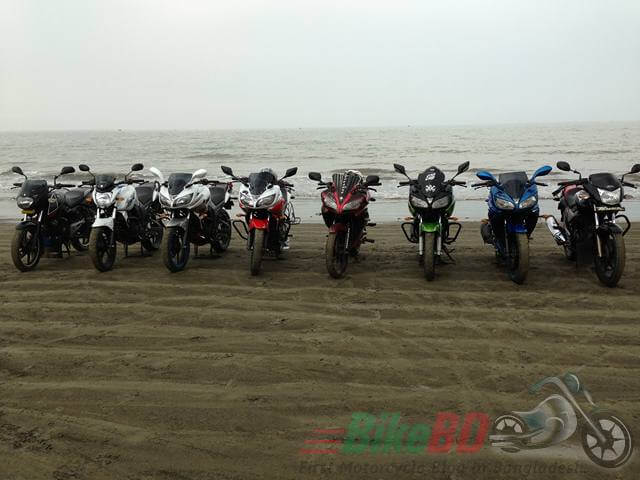 brc bikes at kuakata sea beach