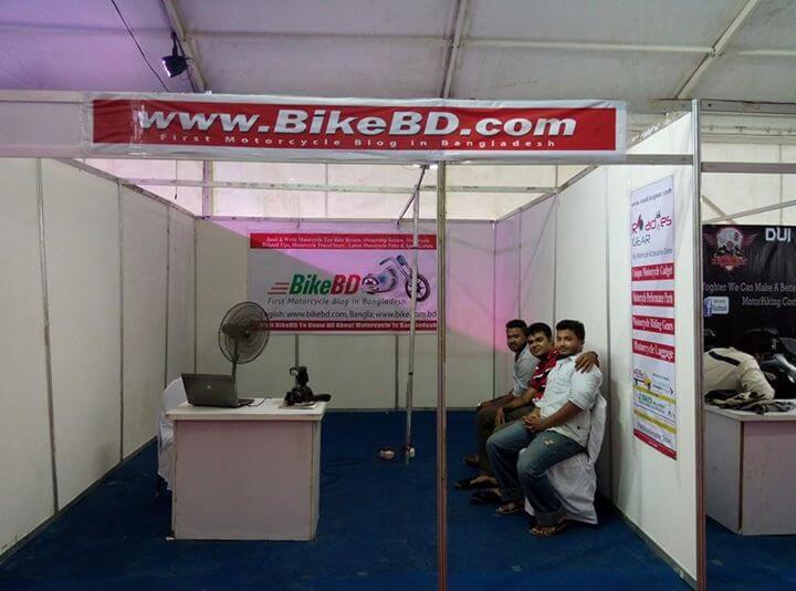 hero dhaka motorbike show bikebd stall