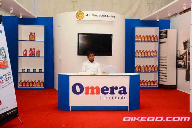 hero dhaka motorbike show omera stall